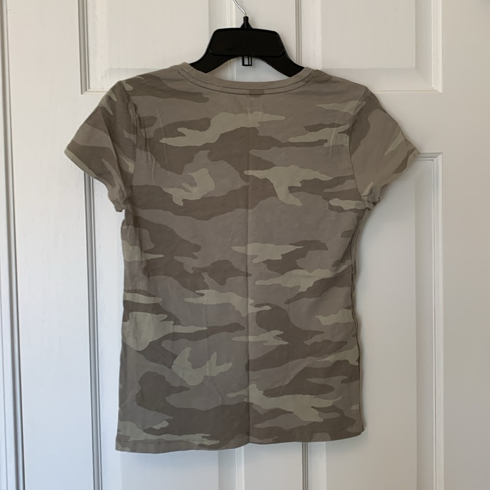 Athleta Organic Daily Camo Crew Top - Picture 3 of 5